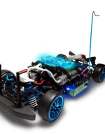 Модель гоночного автомобиля на водороде (на дистанционном управлении)