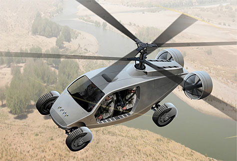 Concept cars, helicopter - AVX