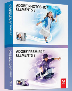 Коробочная версия пакетов Photoshop Elements и Premiere Elements восьмого поколения.