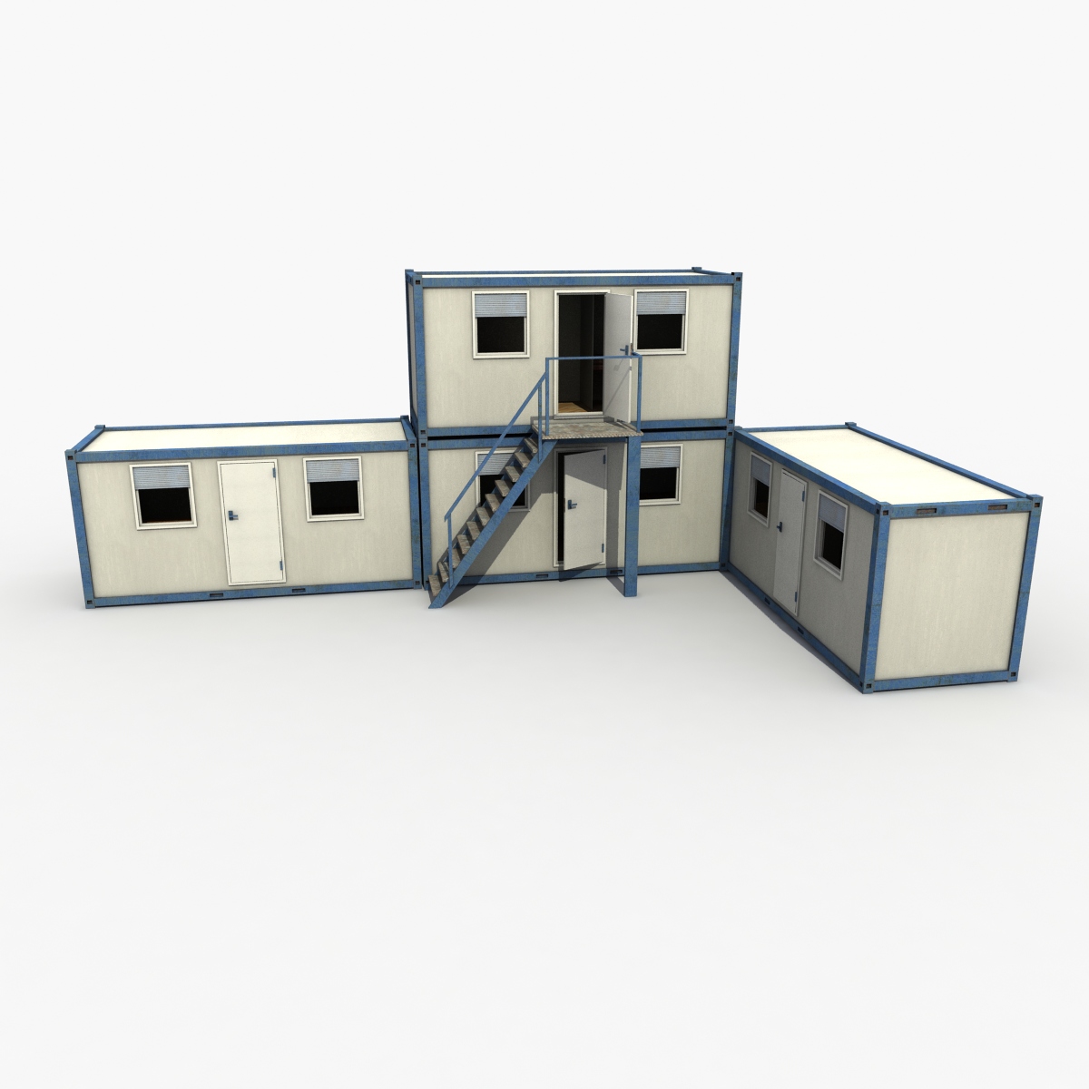3D model Container office Строительный балок