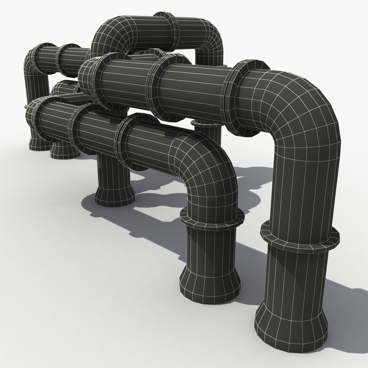 Трубопровод 3D модель models