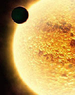 Звезда поглащает планету