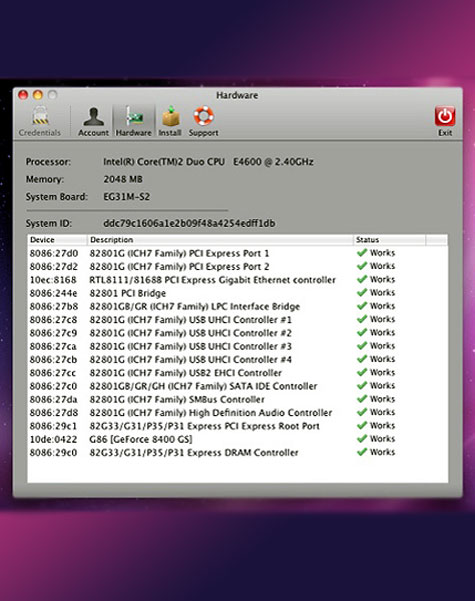 Интерфейс программы Rebel EFI.