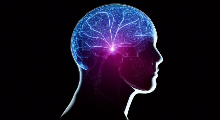 Илюстрация. Электронный мозг.