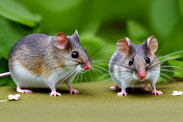 Илюстрация. Мыши полевки.