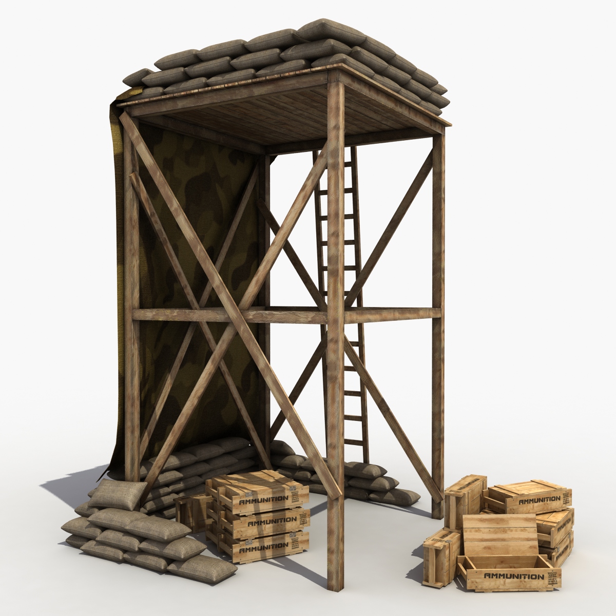 3D model base supporting point
