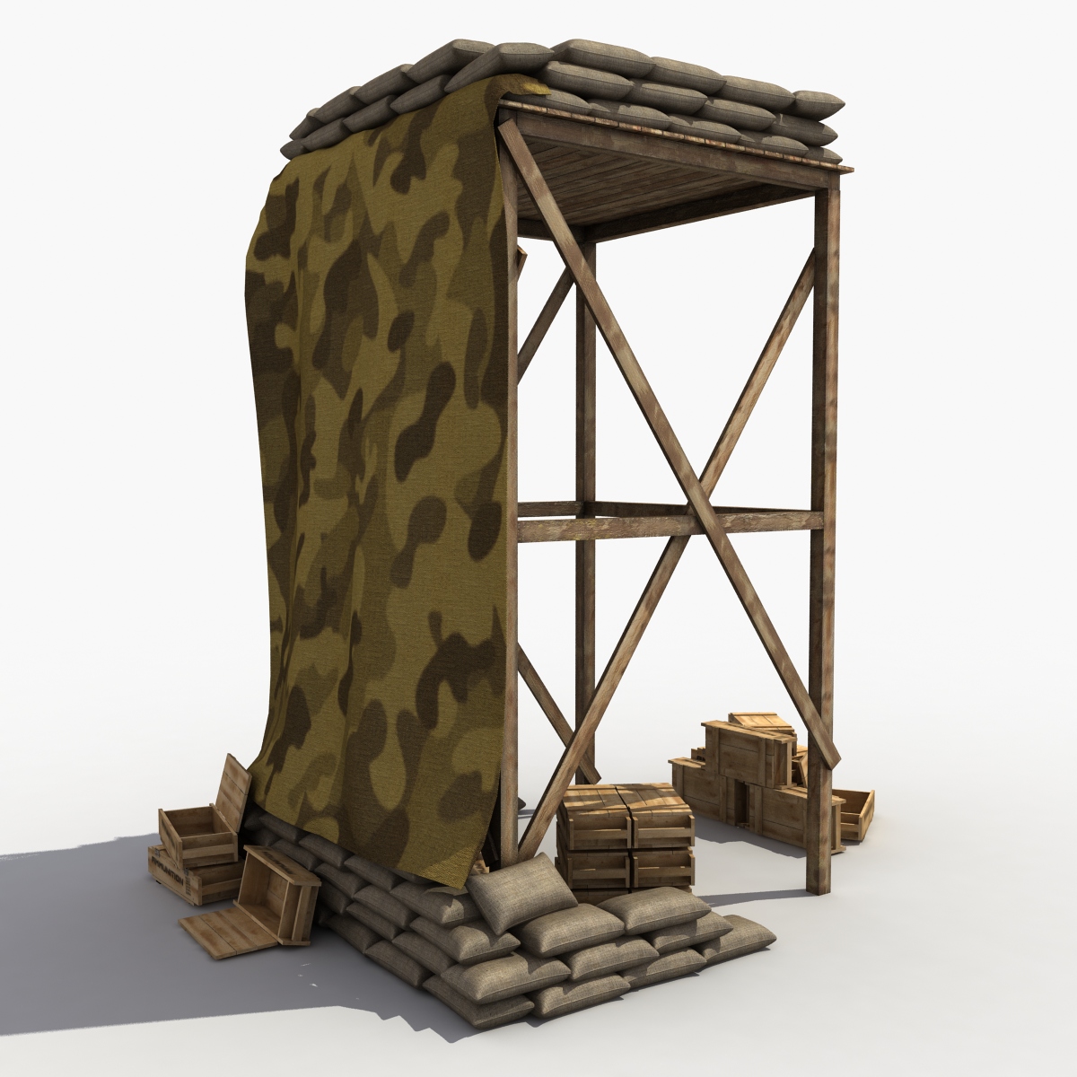3D model base supporting point