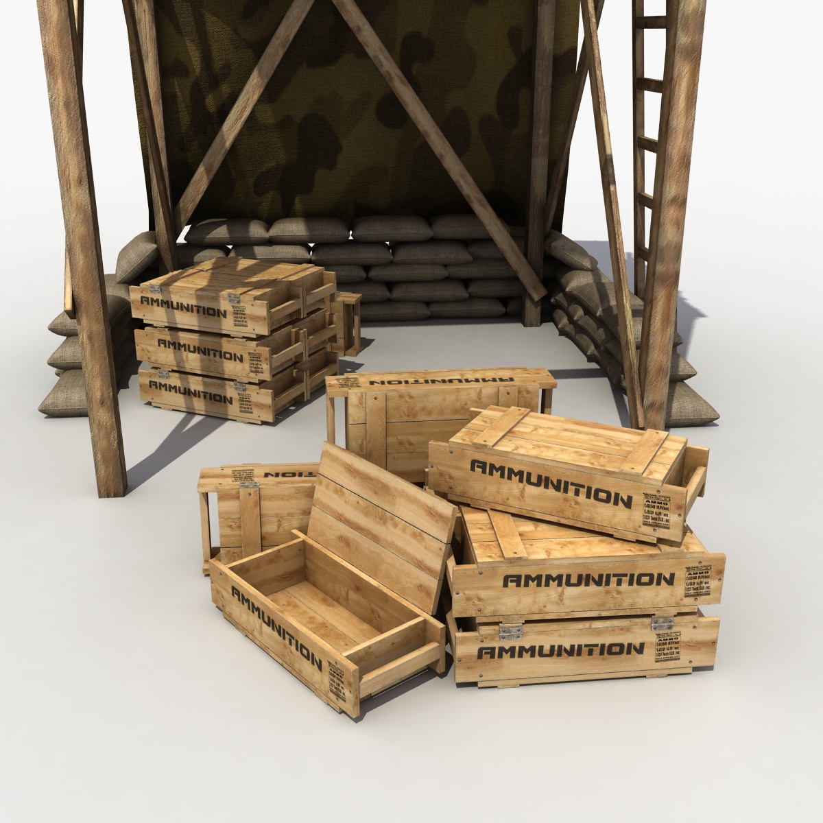3D model base supporting point