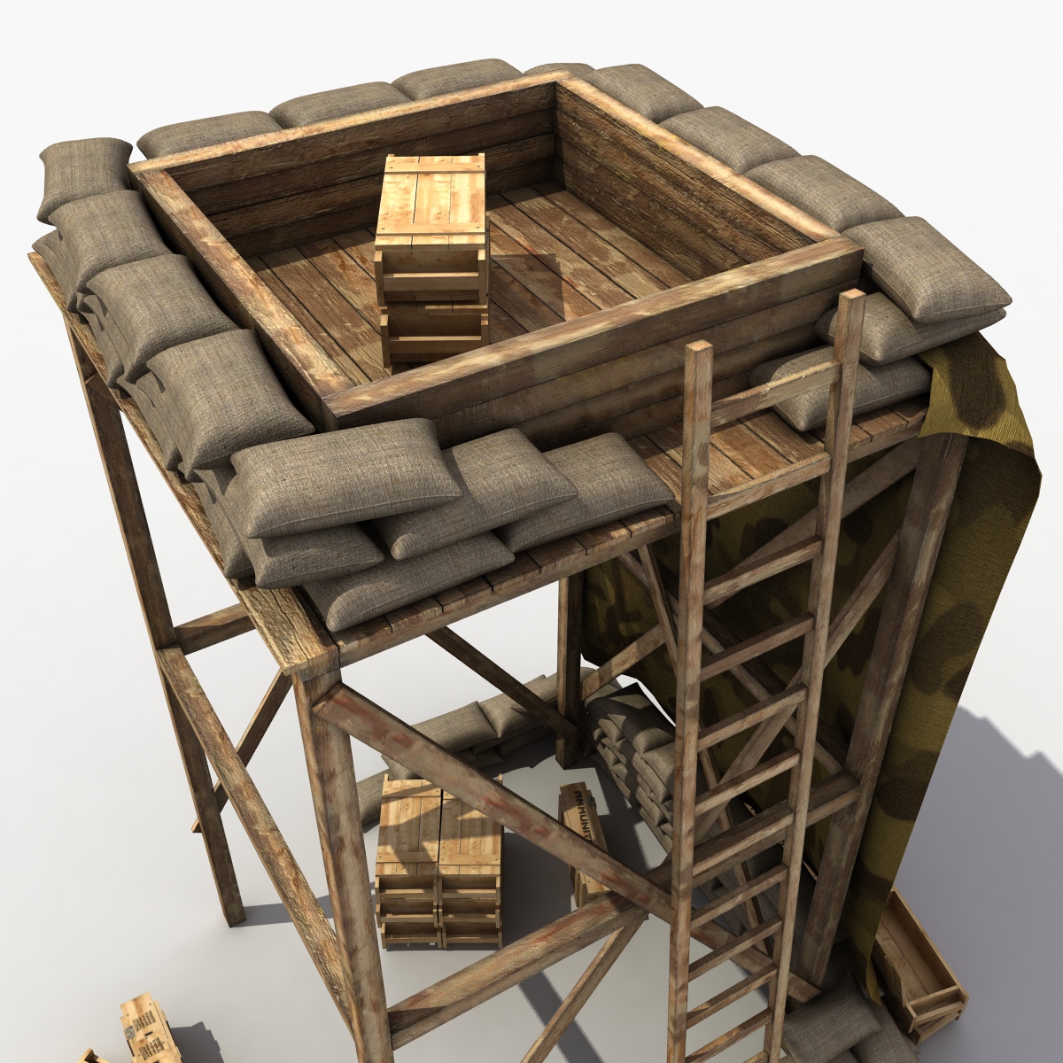 3D model base supporting point