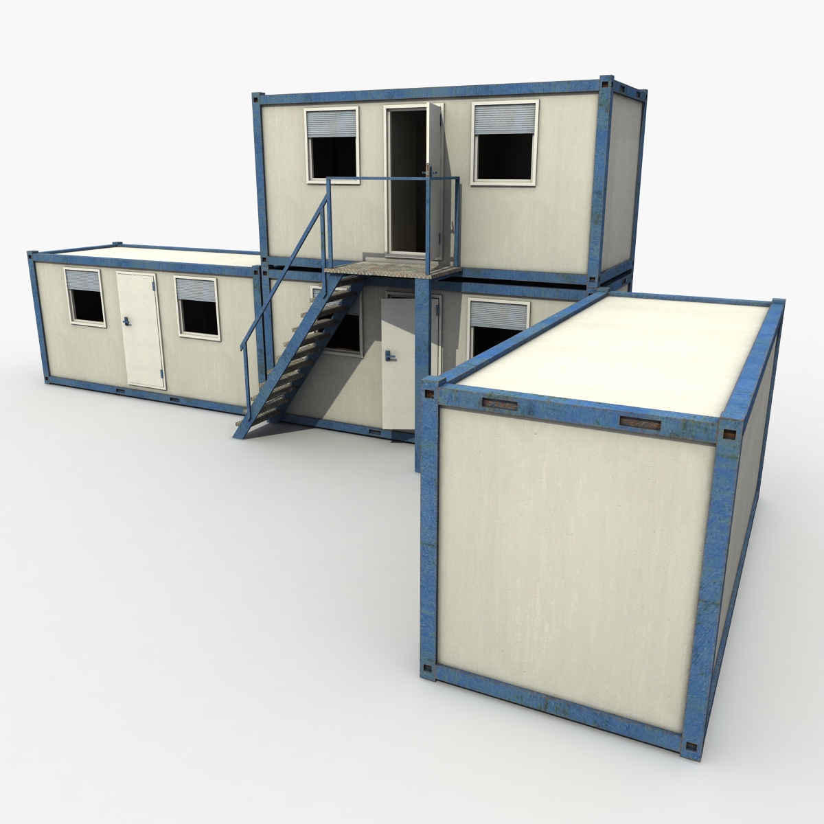 3D model Container office Строительный балок