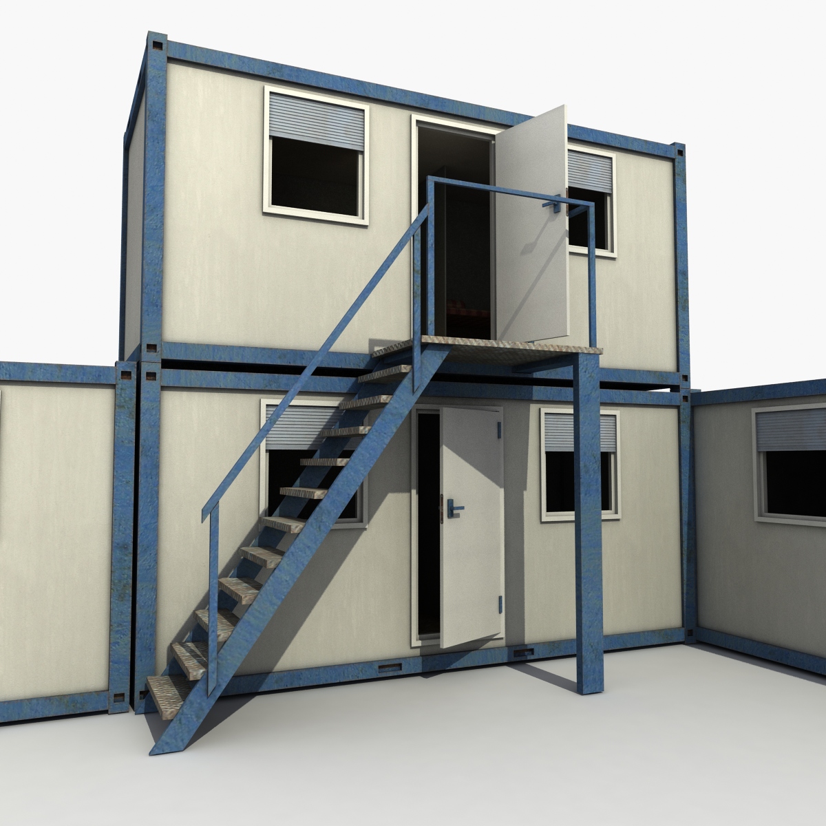 3D model Container office Строительный балок
