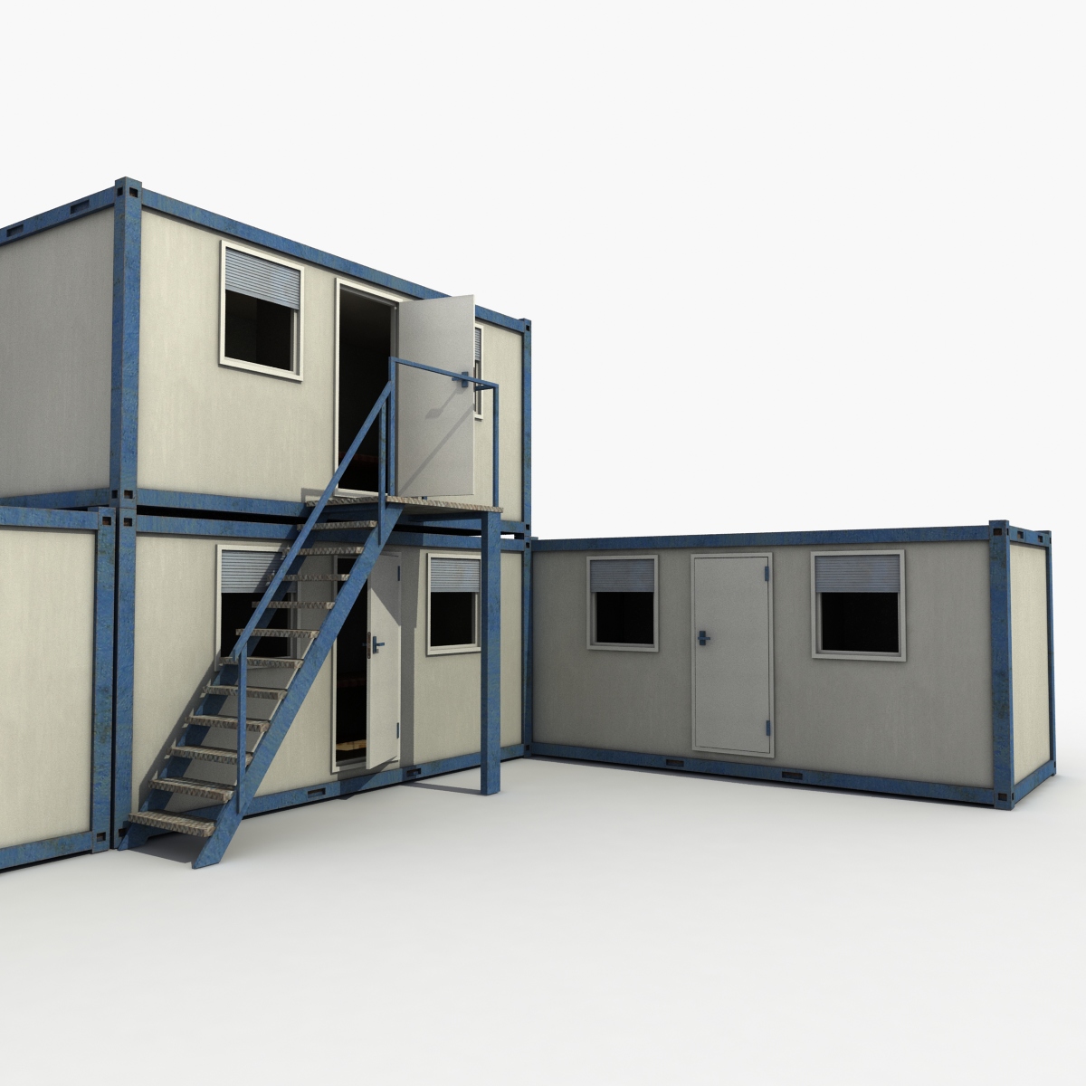 3D model Container office Строительный балок