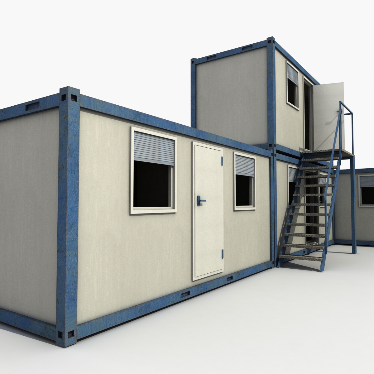 3D model Container office Строительный балок