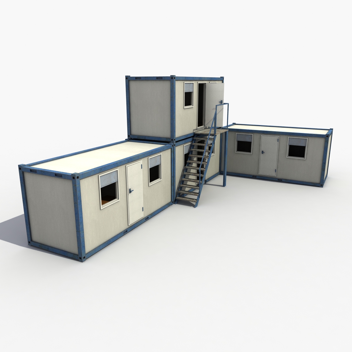 3D model Container office Строительный балок