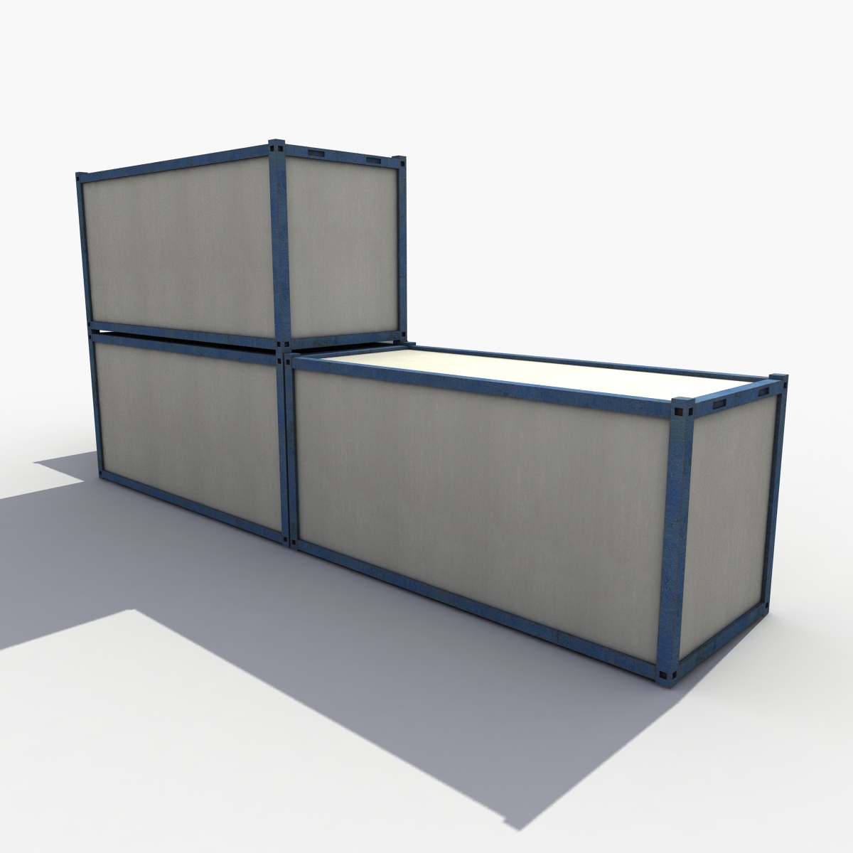 3D model Container office Строительный балок