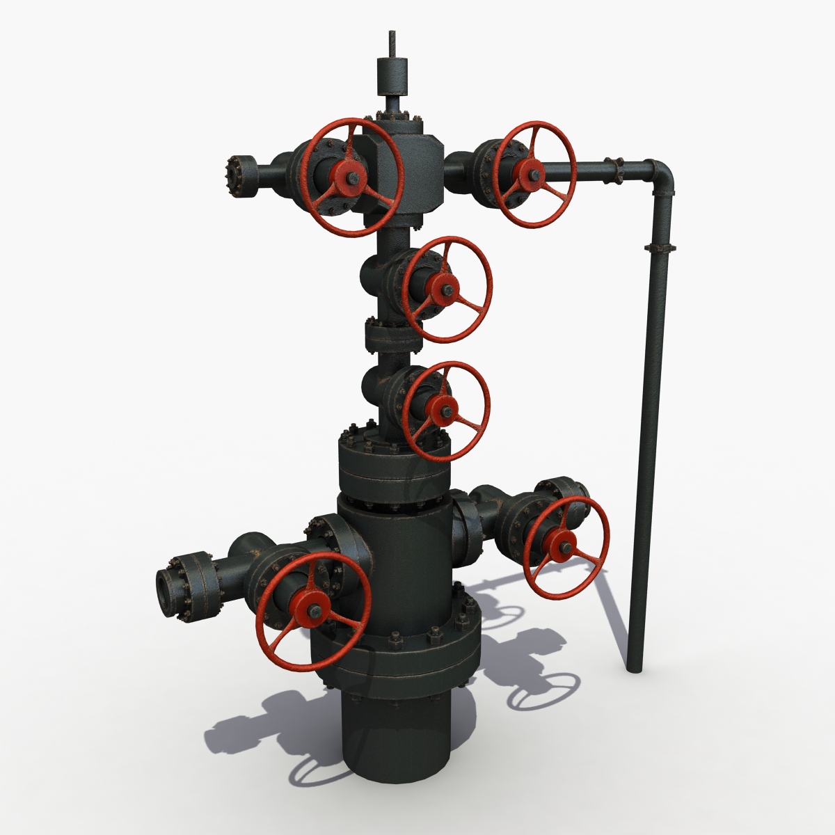 3D Model Oilfield Wellhead 3D Model Oilfield Wellhead