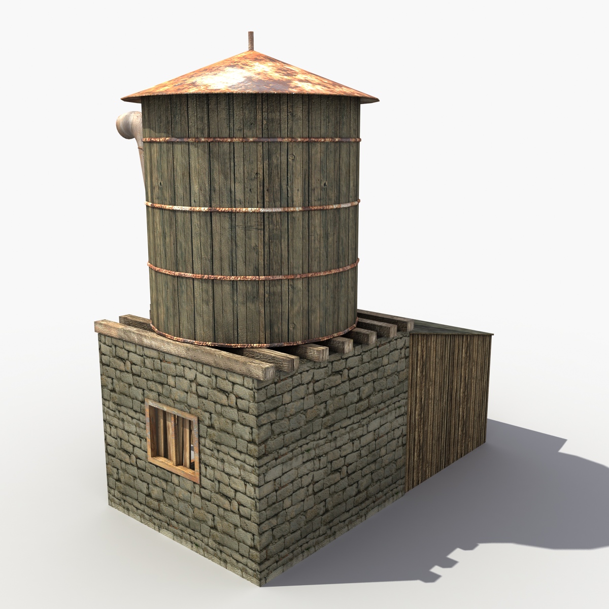 Old water tank
