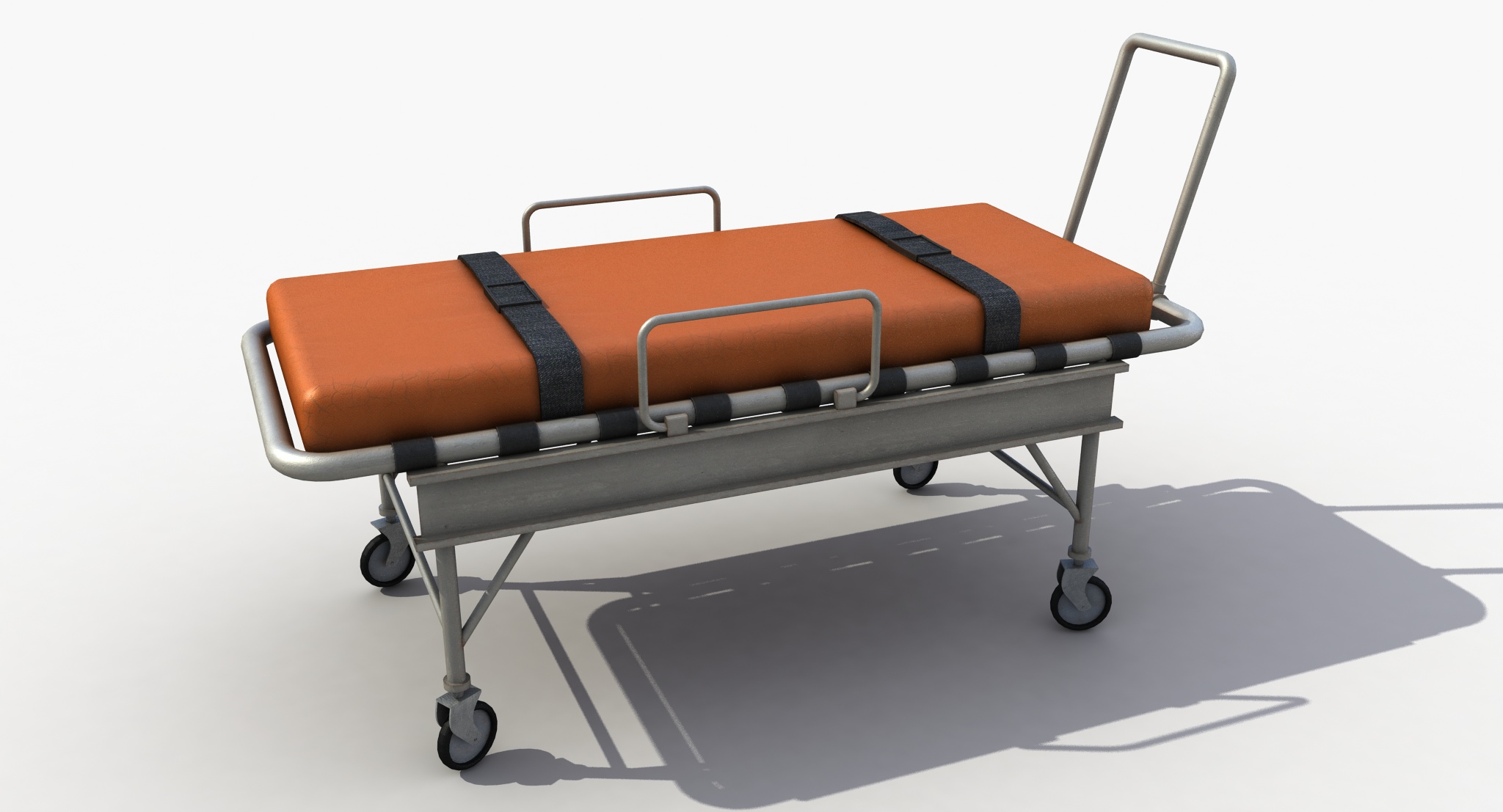 3D Model Rolling Stretcher (3D Model Санитарные колесные носилки)