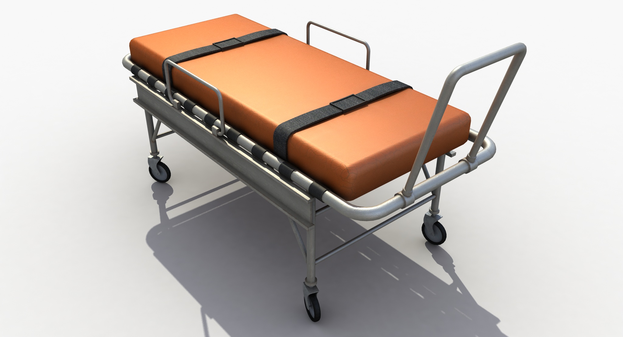 3D Model Rolling Stretcher (3D Model Санитарные колесные носилки)