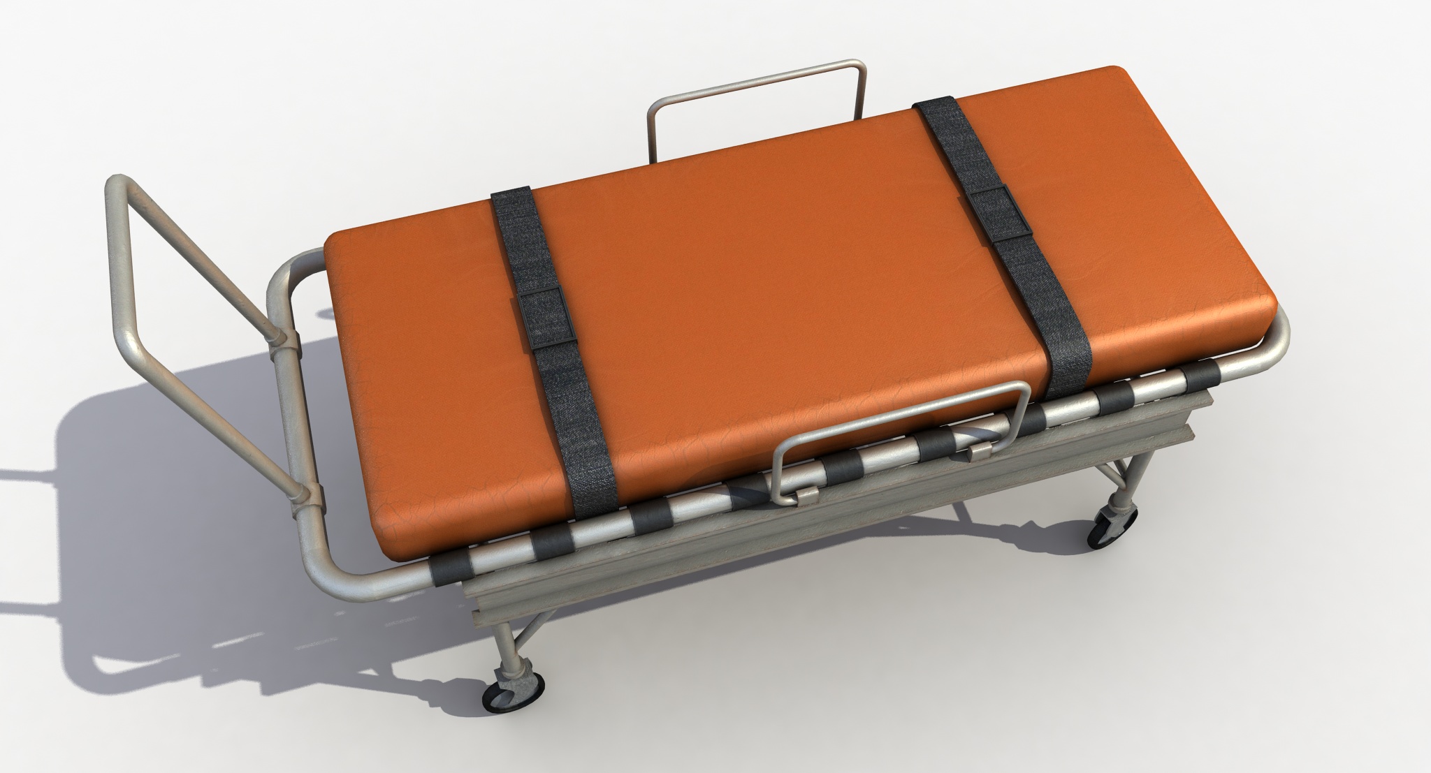 3D Model Rolling Stretcher (3D Model Санитарные колесные носилки)
