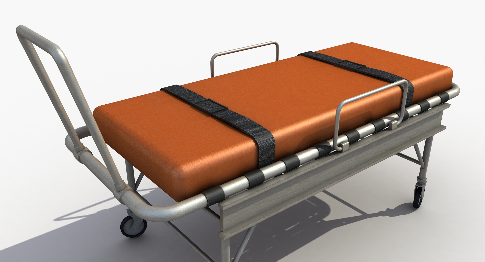 3D Model Rolling Stretcher (3D Model Санитарные колесные носилки)
