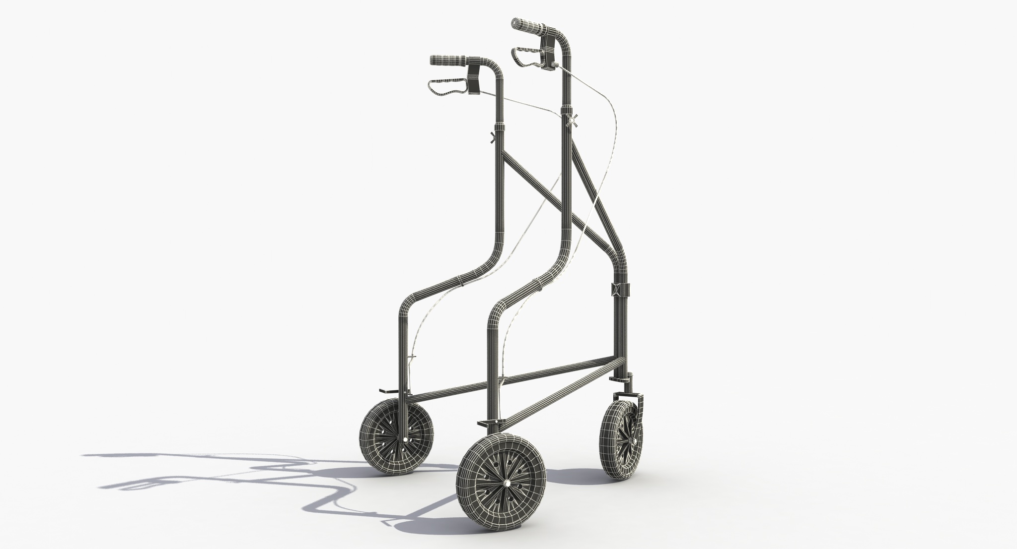 3D model Wheeled Walker (3D model Колесные ходунки)