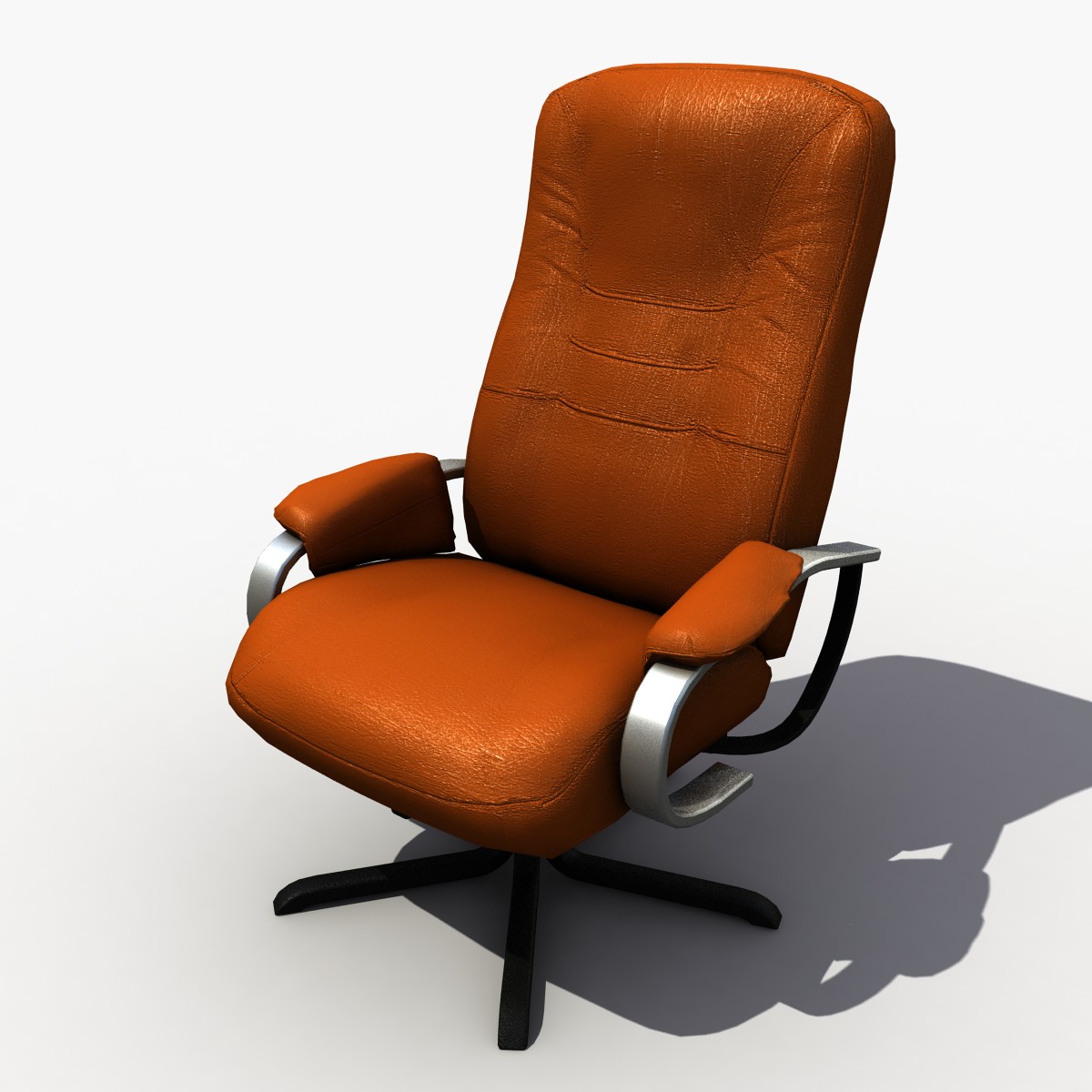 3D модель Коженное Офисное Кресло (Leather Chair)