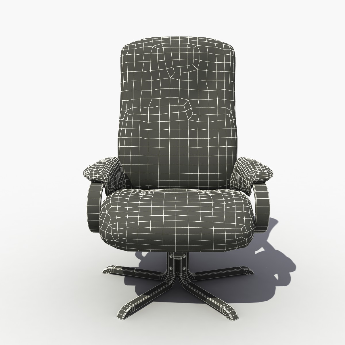 3D модель Коженное Офисное Кресло (Leather Chair)