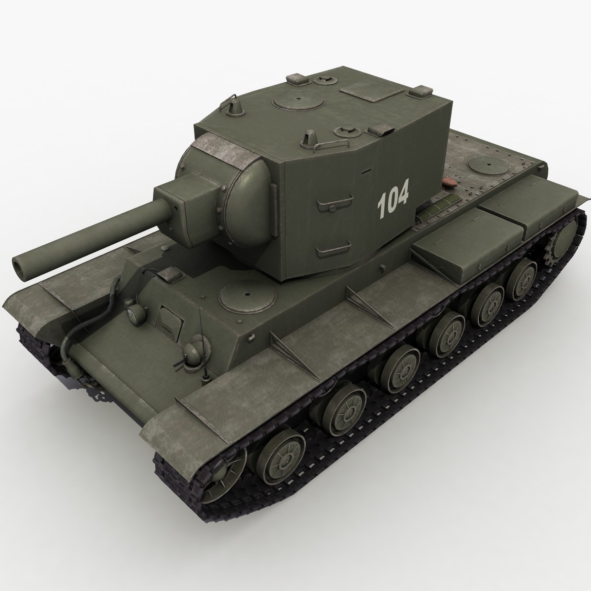 КВ-2 Советский тяжелый штурмовой танк