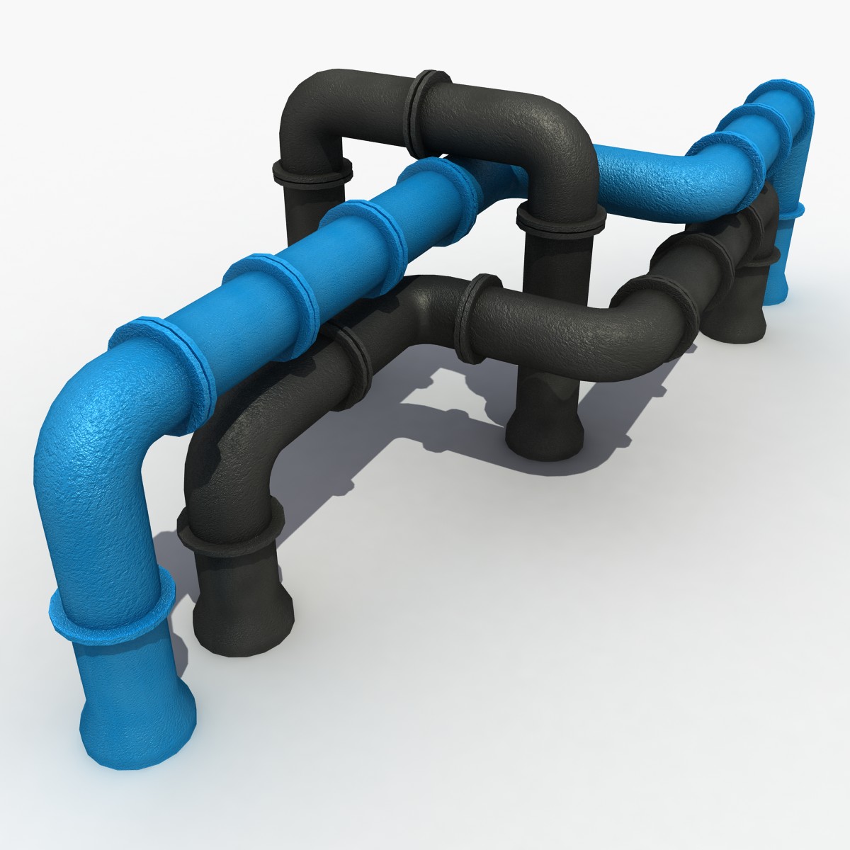 Трубопровод 3D модель models