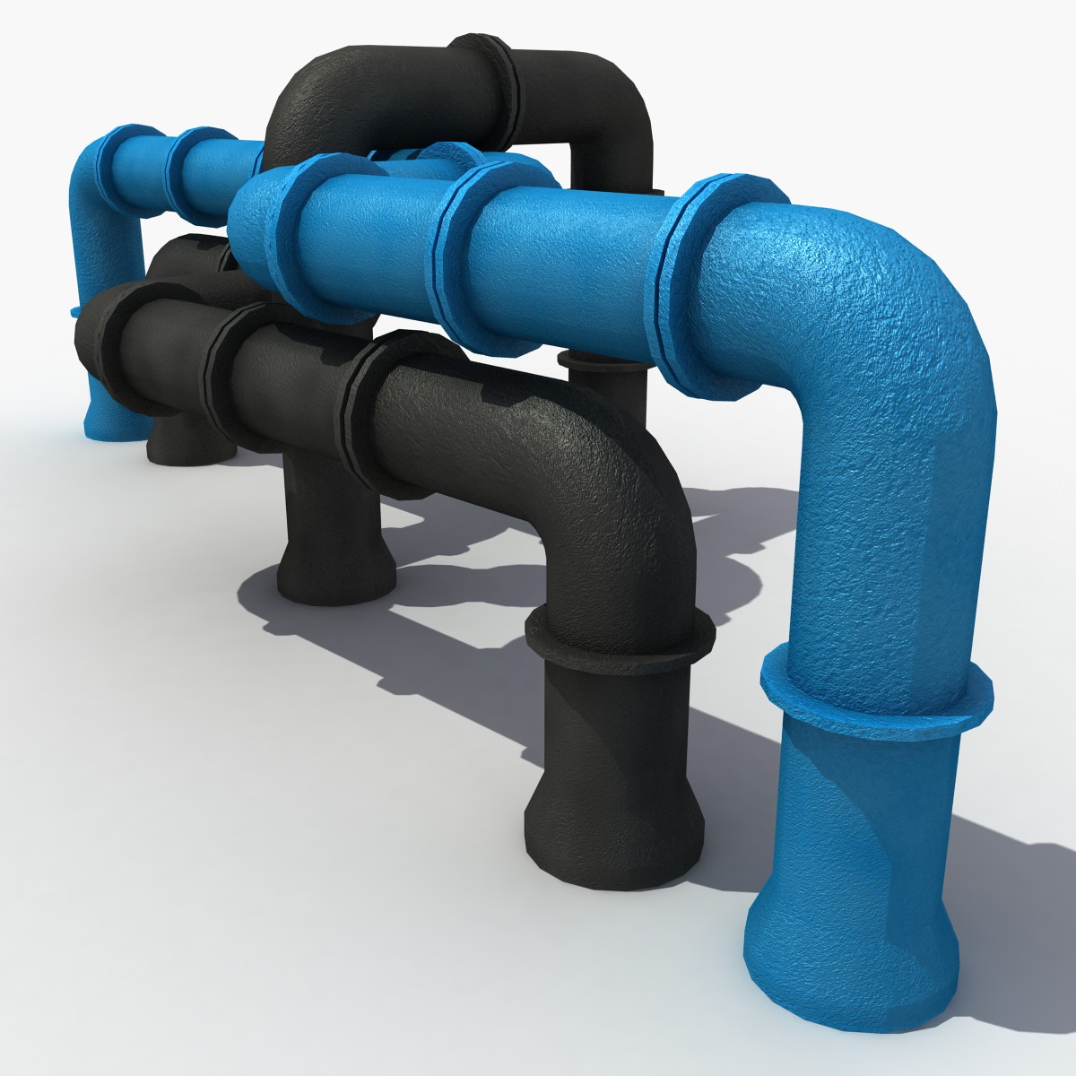 Трубопровод 3D модель models