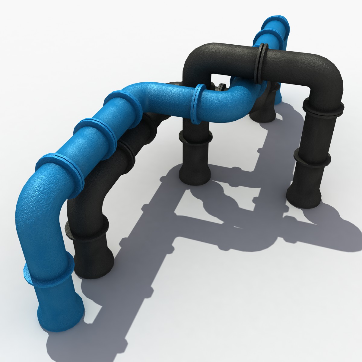 Трубопровод 3D модель models