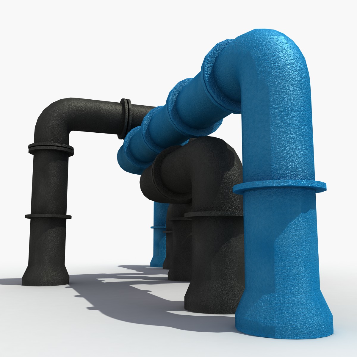 Трубопровод 3D модель models