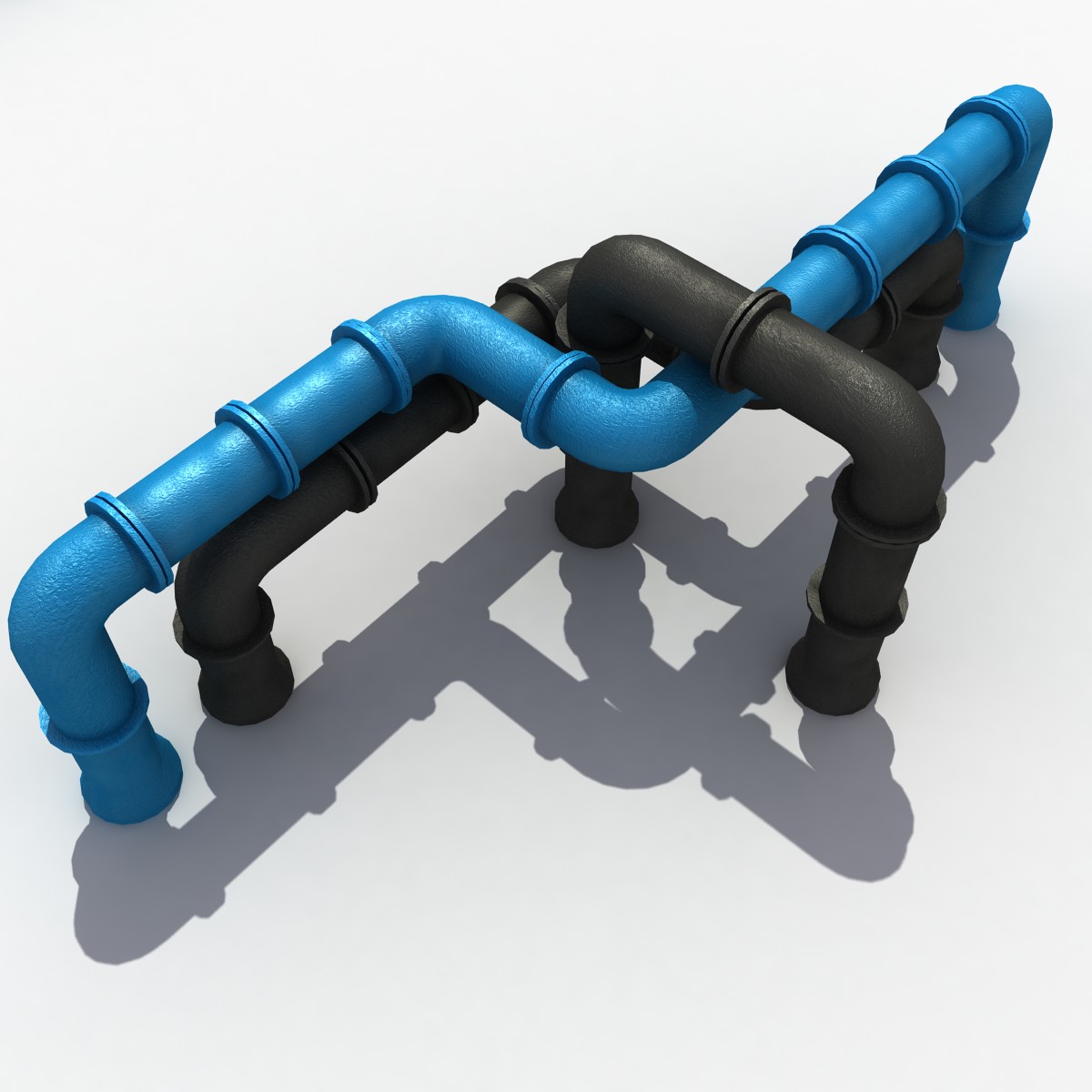 Трубопровод 3D модель models