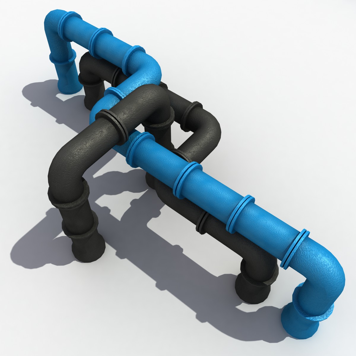 Трубопровод 3D модель models