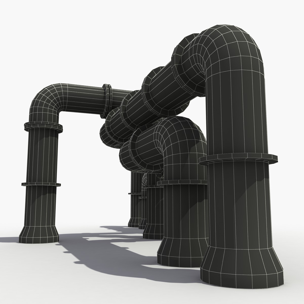 Трубопровод 3D модель models