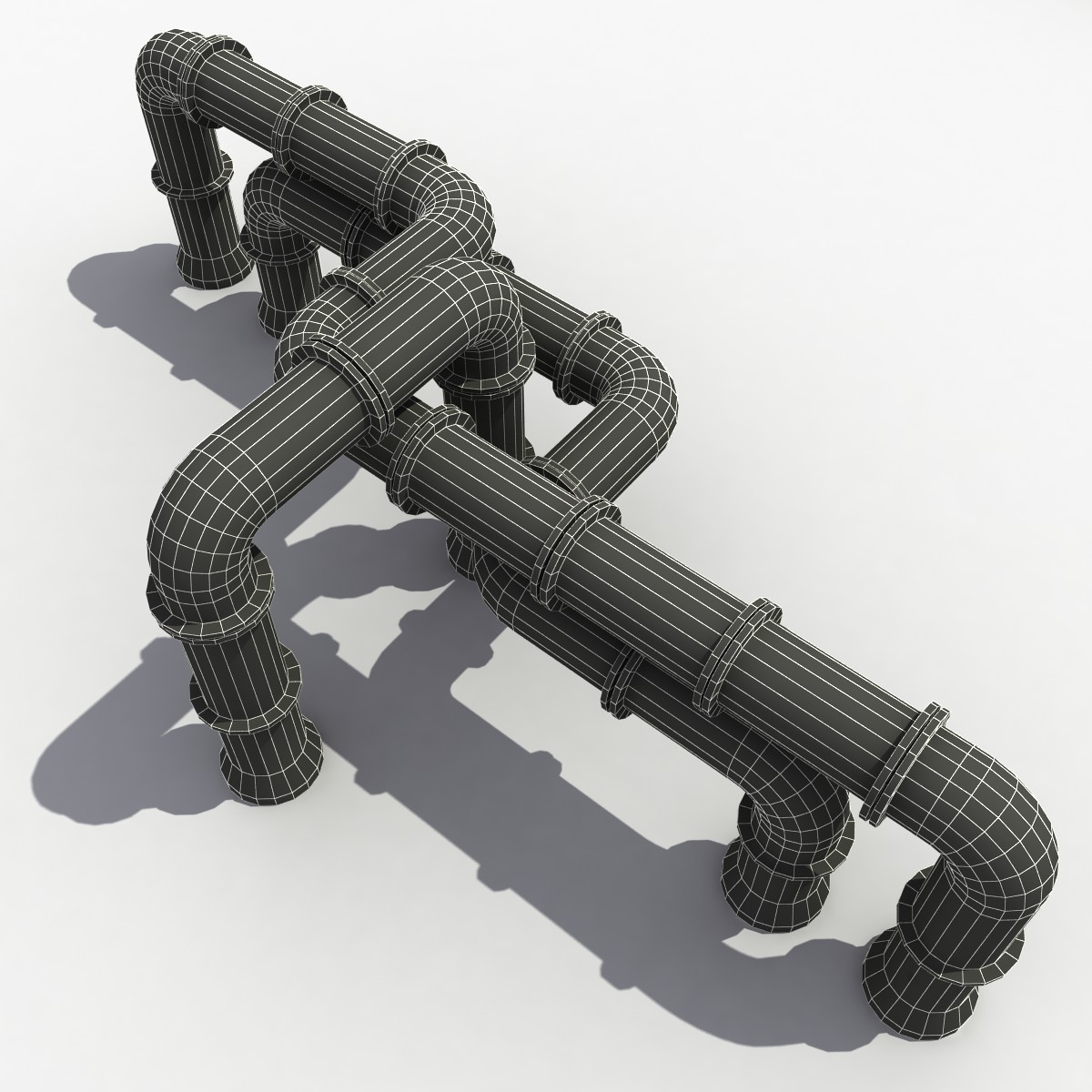 Трубопровод 3D модель models