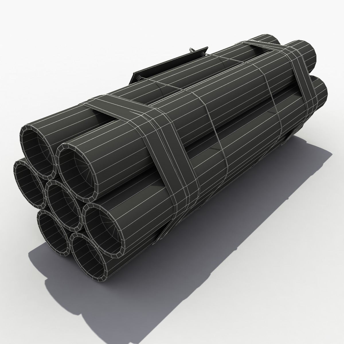 3d model TNT Часовая бомба