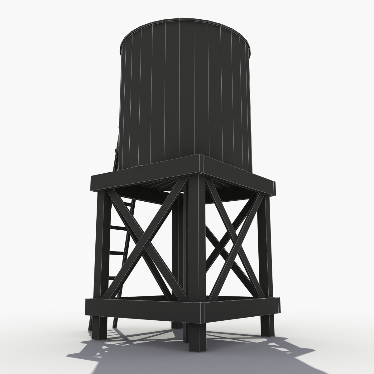 3d model Old water tower