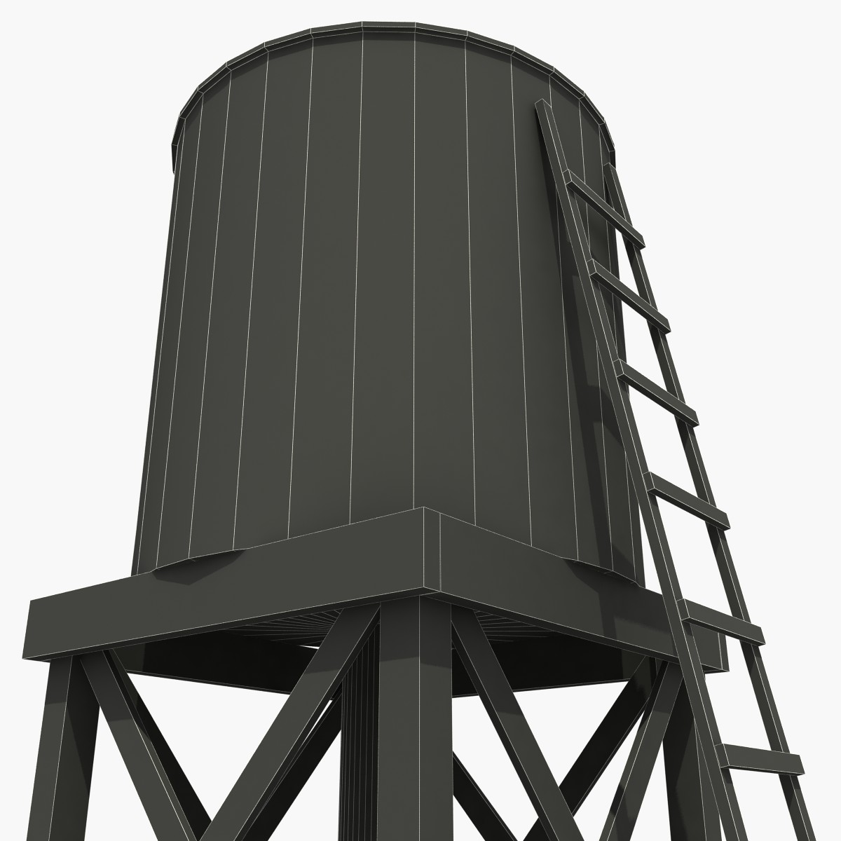 3d model Old water tower